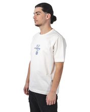 30/2 MERCERIZED JERSEY TWISTED EMBROIDERY T-SHIRT