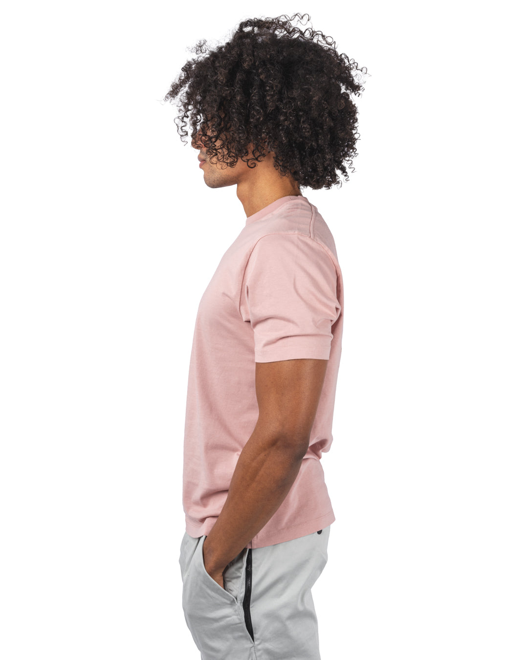 30/1 JERSEY FRONT AND BACK LOGO T-SHIRT