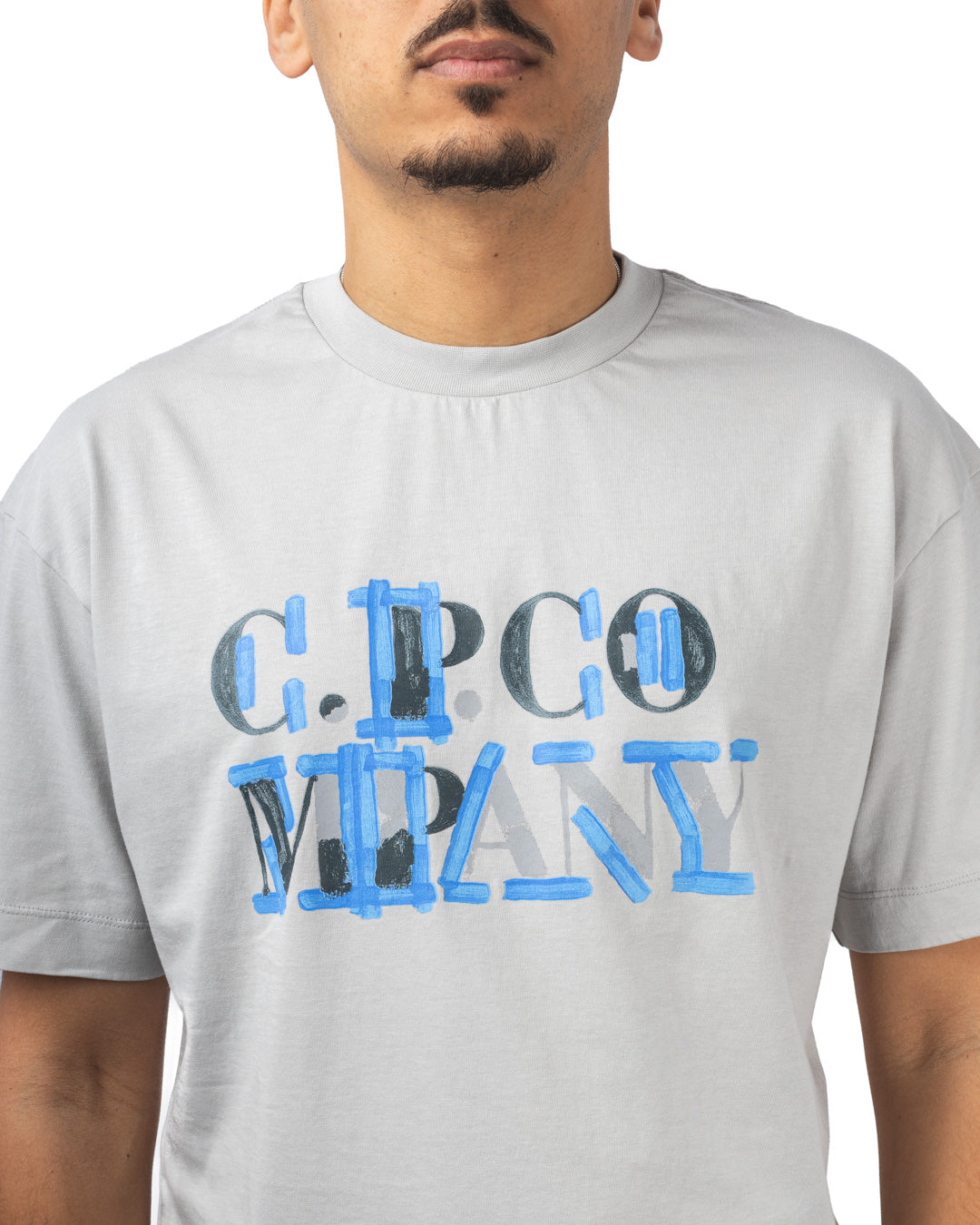 30/1 JERSEY BLURRED LOGO T-SHIRT