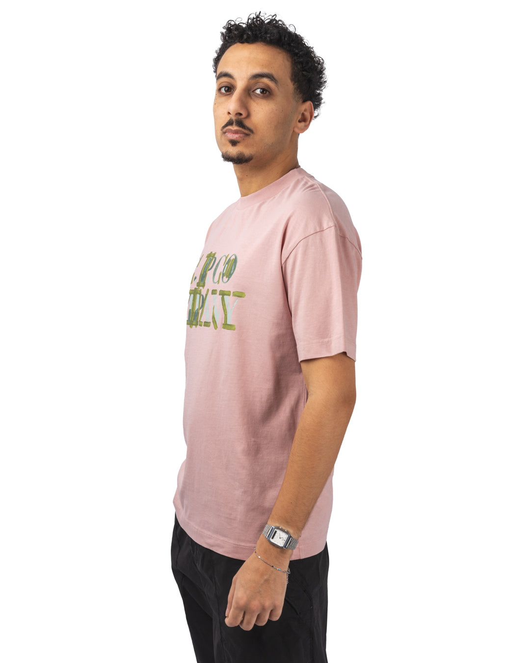 30/1 JERSEY BLURRED LOGO T-SHIRT