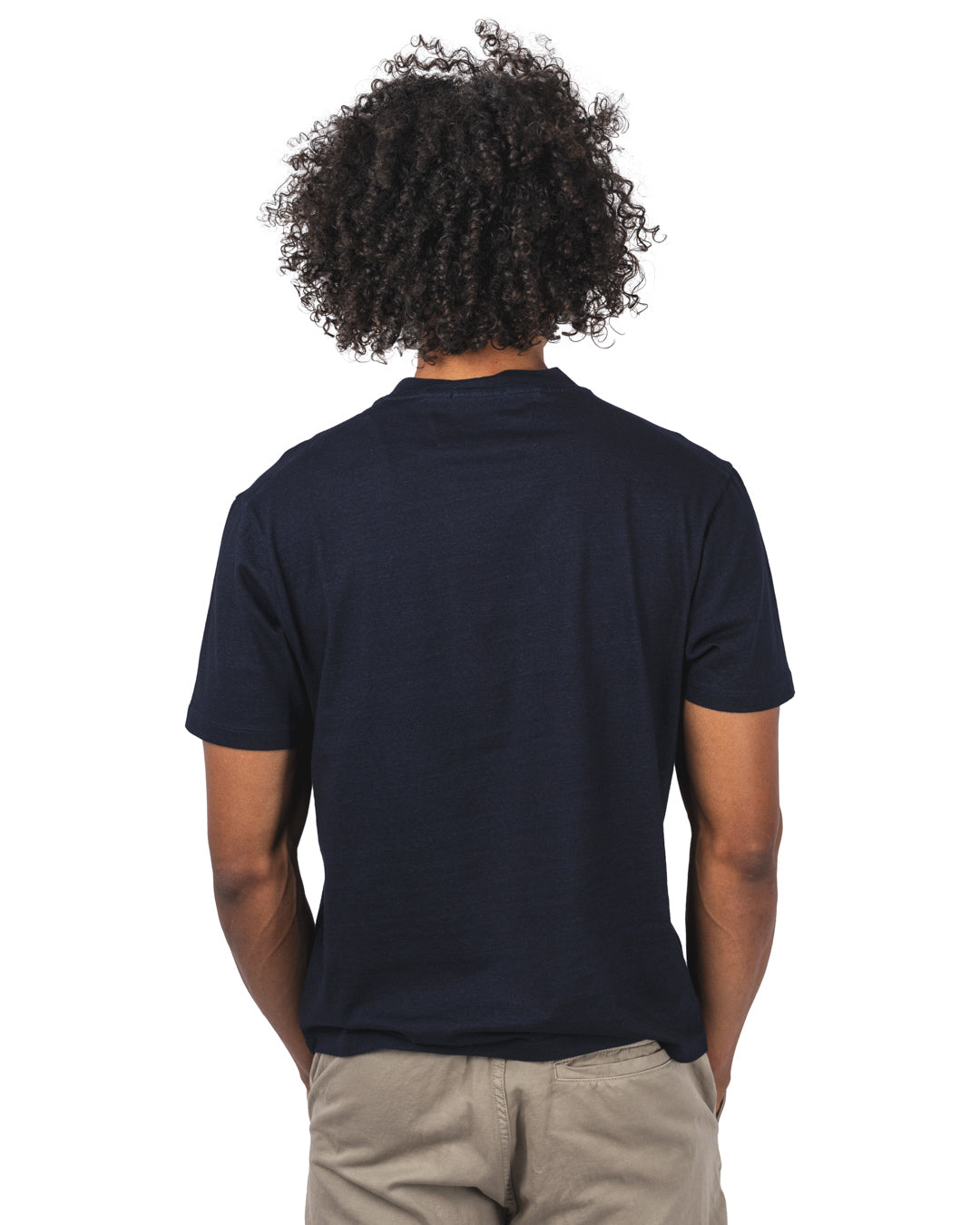 INDIGO JERSEY LOGO T-SHIRT