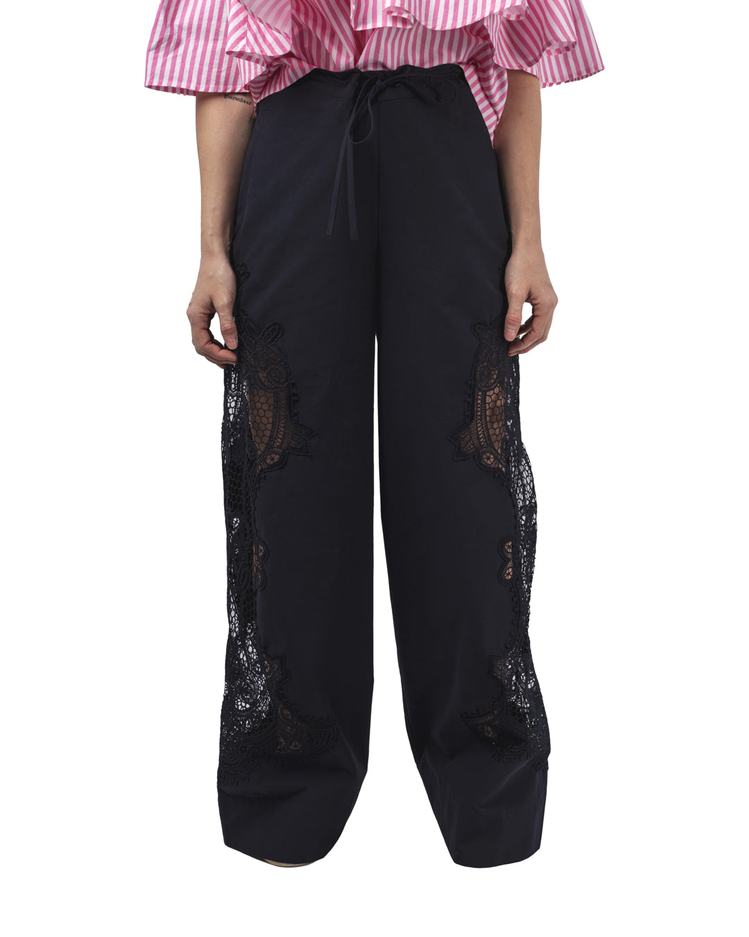 Hace Lace Panelled pants