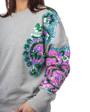 Hecrazy Embroidered Sweatshirt