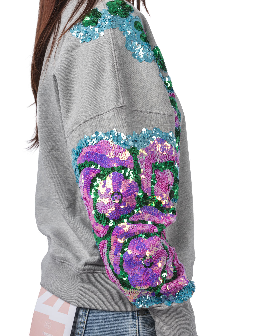 Hecrazy Embroidered Sweatshirt