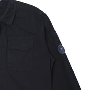 Organic Gabardine Zipped Lens Overshirt