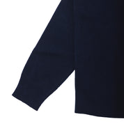 COTTON CHENILLE CREWNECK LENS SWEATER