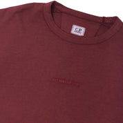 Open End 20/1 Jersey Short Sleeve Logo T-Shirt