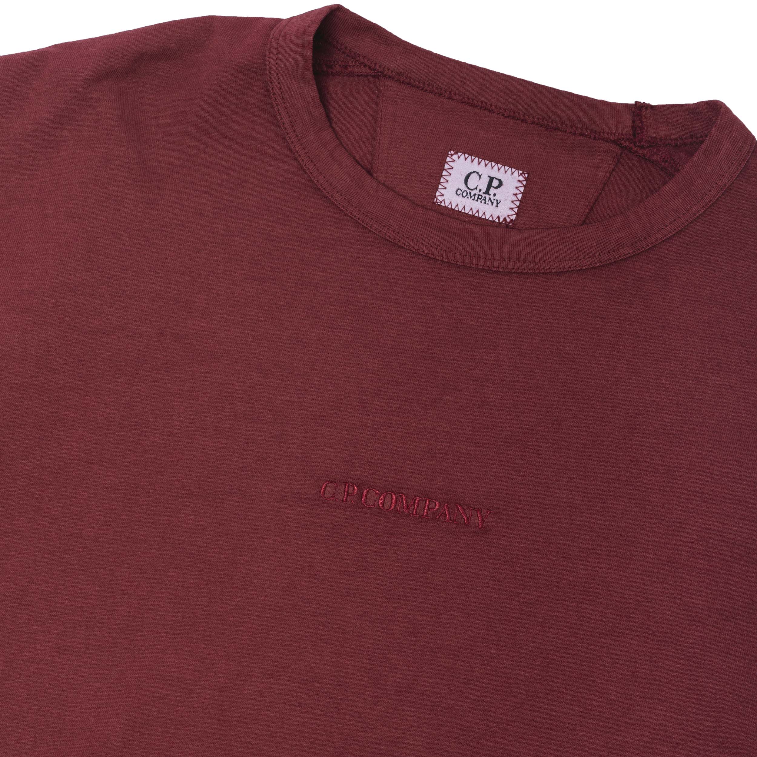 Open End 20/1 Jersey Short Sleeve Logo T-Shirt