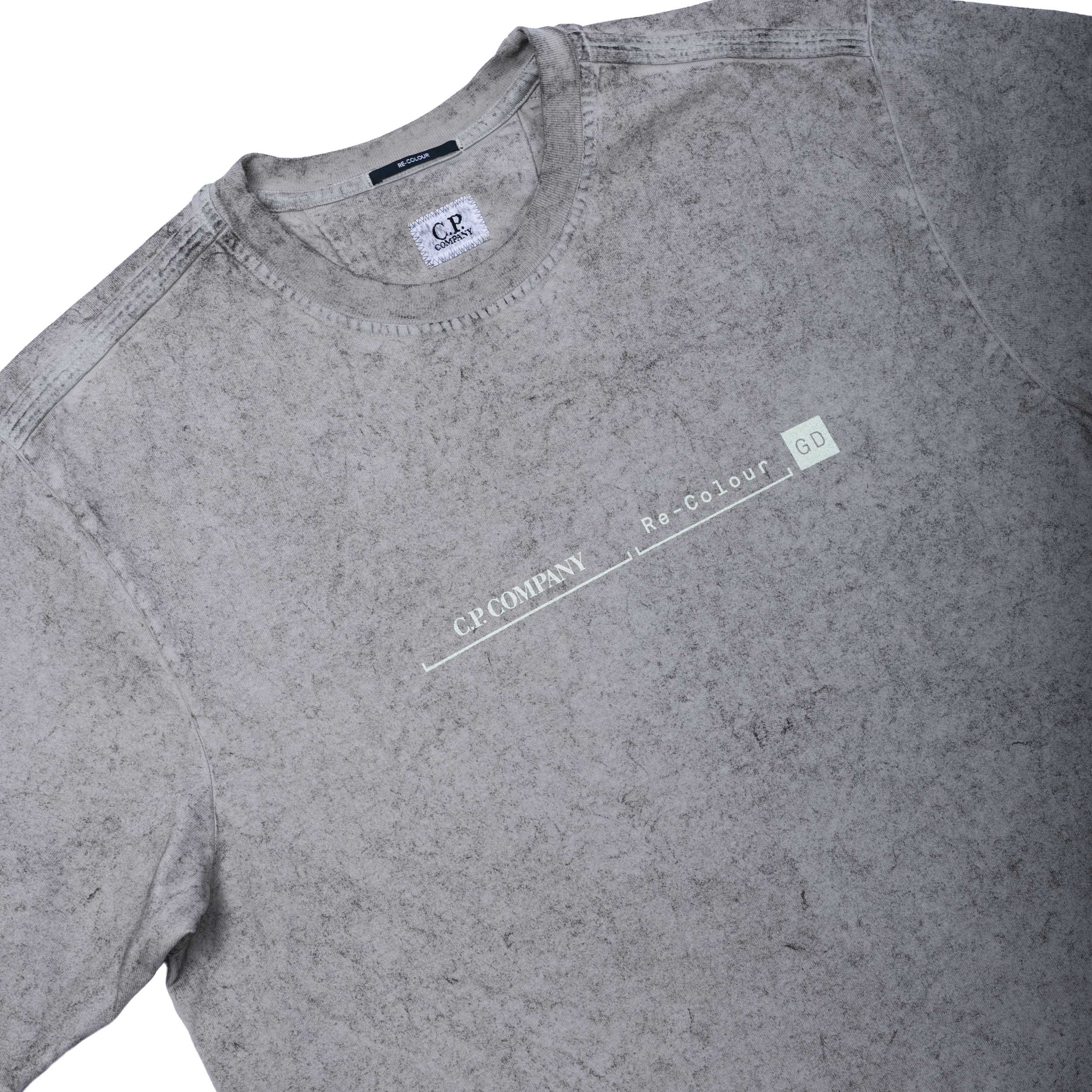 30/2 Mercerized Jersey Twisted Short Sleeve Re-Colour T-Shirt