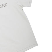 30/2 Mercerized Jersey Twisted Short Sleeve Logo T-Shirt