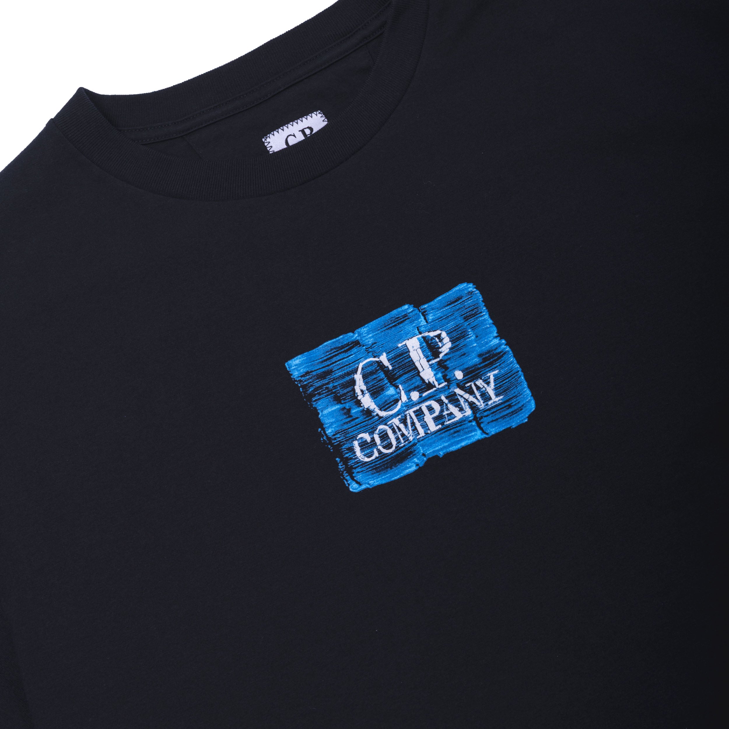 30/1 Jersey Short Sleeve Chest-Back Logo T-Shirt