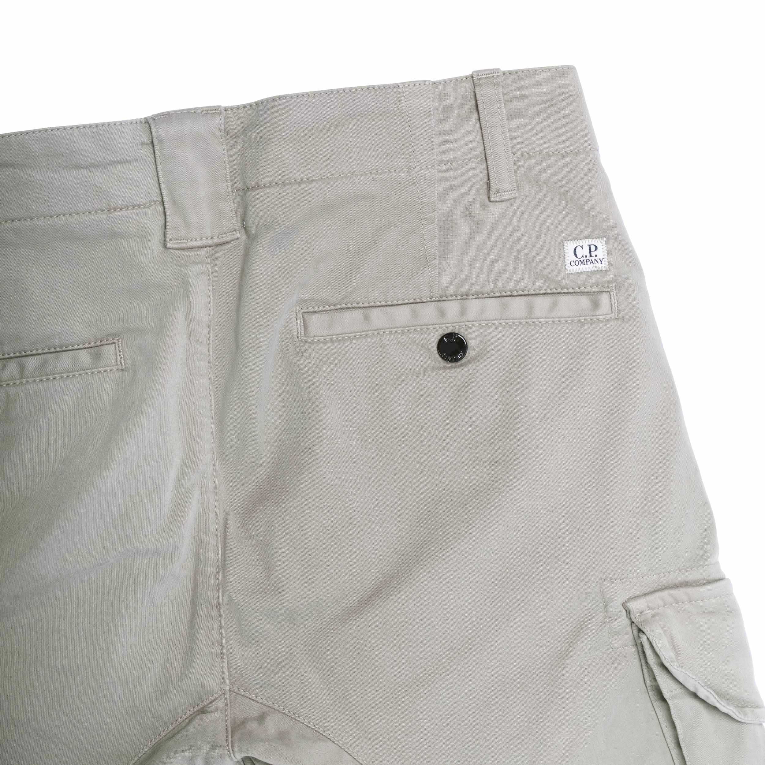 Stretch Sateen Loose Seamless Cargo Pants