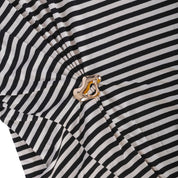 Kriss Striped T-Shirt With Brooch