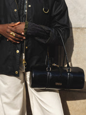 Kenneth Shiny Tube Handbag