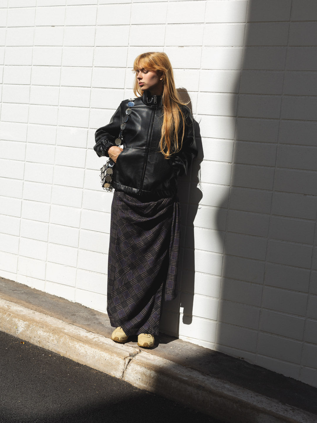 Karm Bow Midi Length Skirt