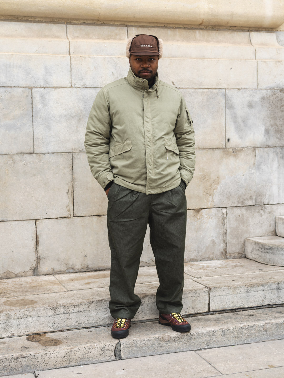 Two Tuck Wide Denim Pants