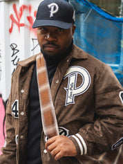 Veste bomber en velours côtelé
