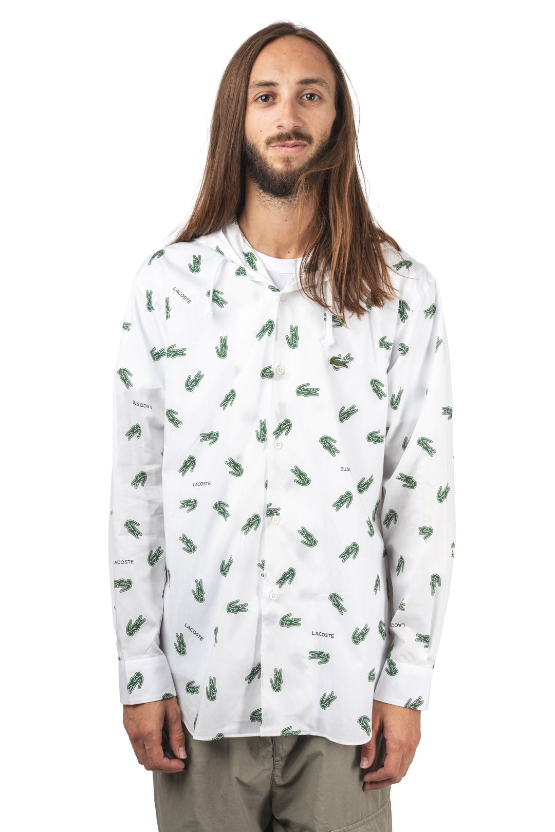 LACOSTE HOOD LOGO SHIRT