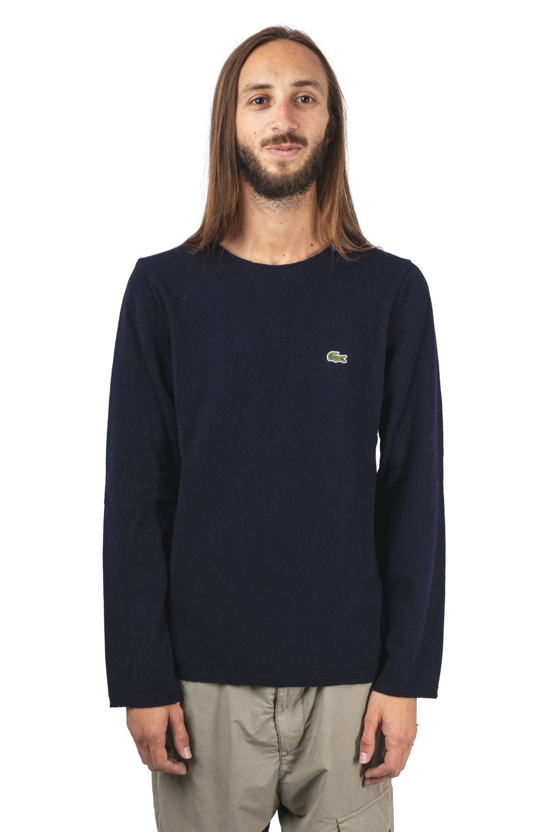 LACOSTE BACK LOGO KNIT