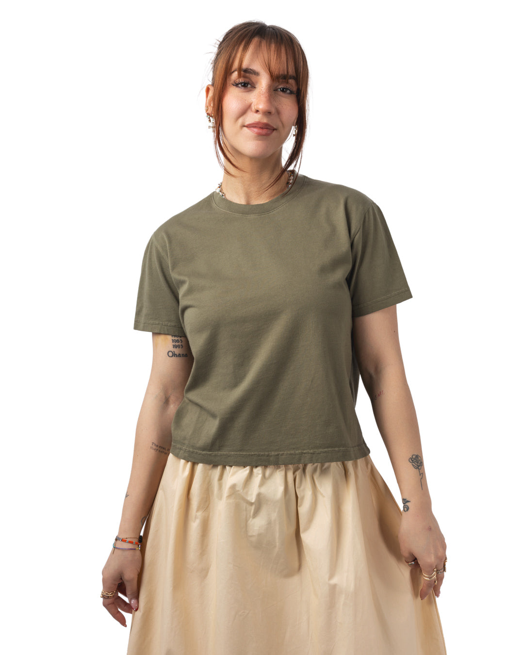 ORGANIC BOXY CROP TEE