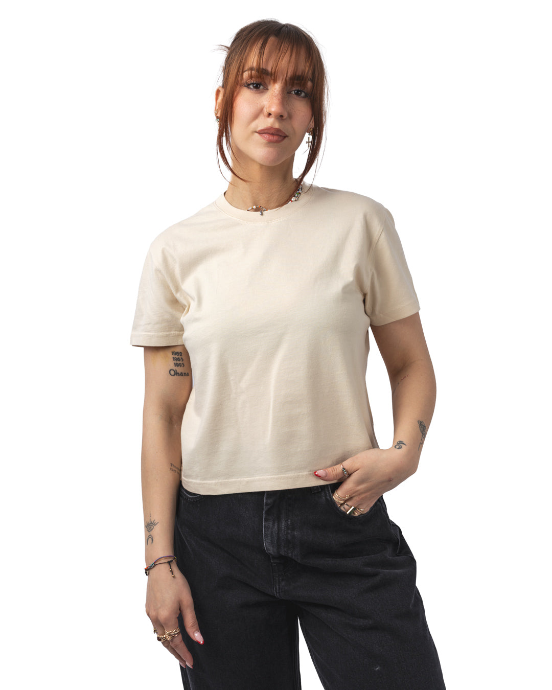 ORGANIC BOXY CROP TEE