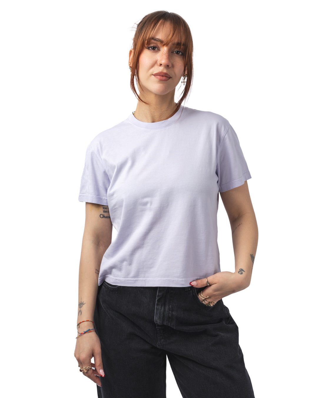 ORGANIC BOXY CROP TEE