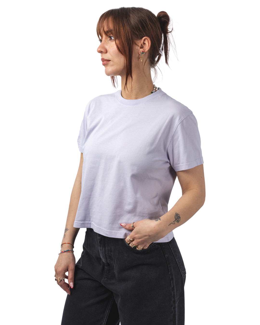 ORGANIC BOXY CROP TEE