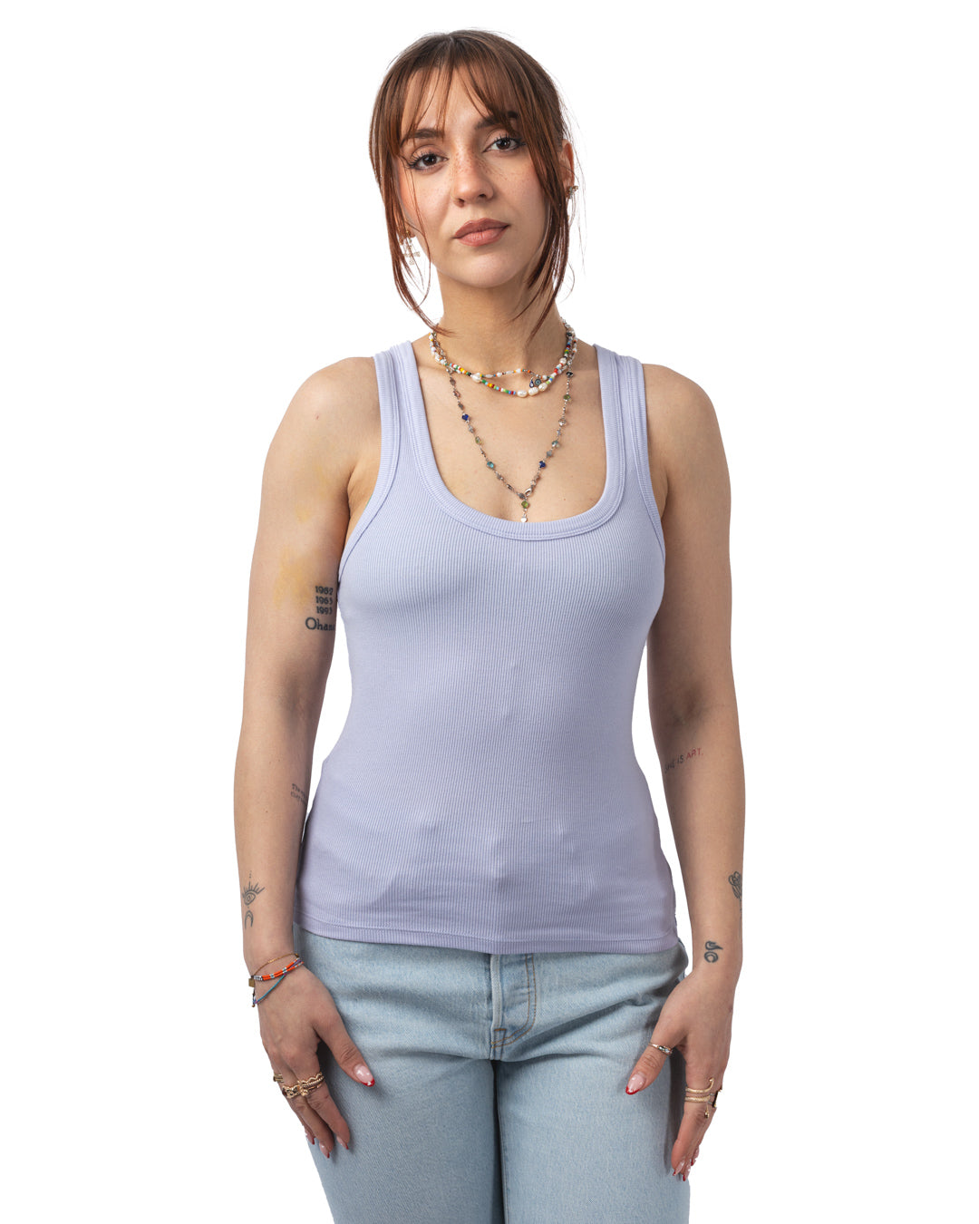 ORGANIC RIB TANK TOP