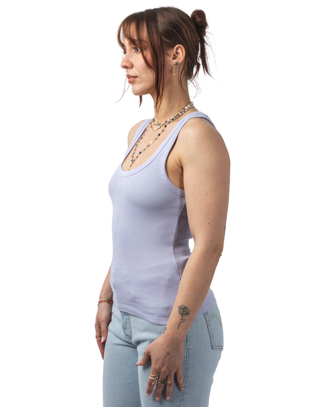 ORGANIC RIB TANK TOP
