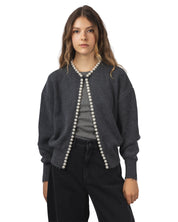 Ideas Knit Cardigan with Beads