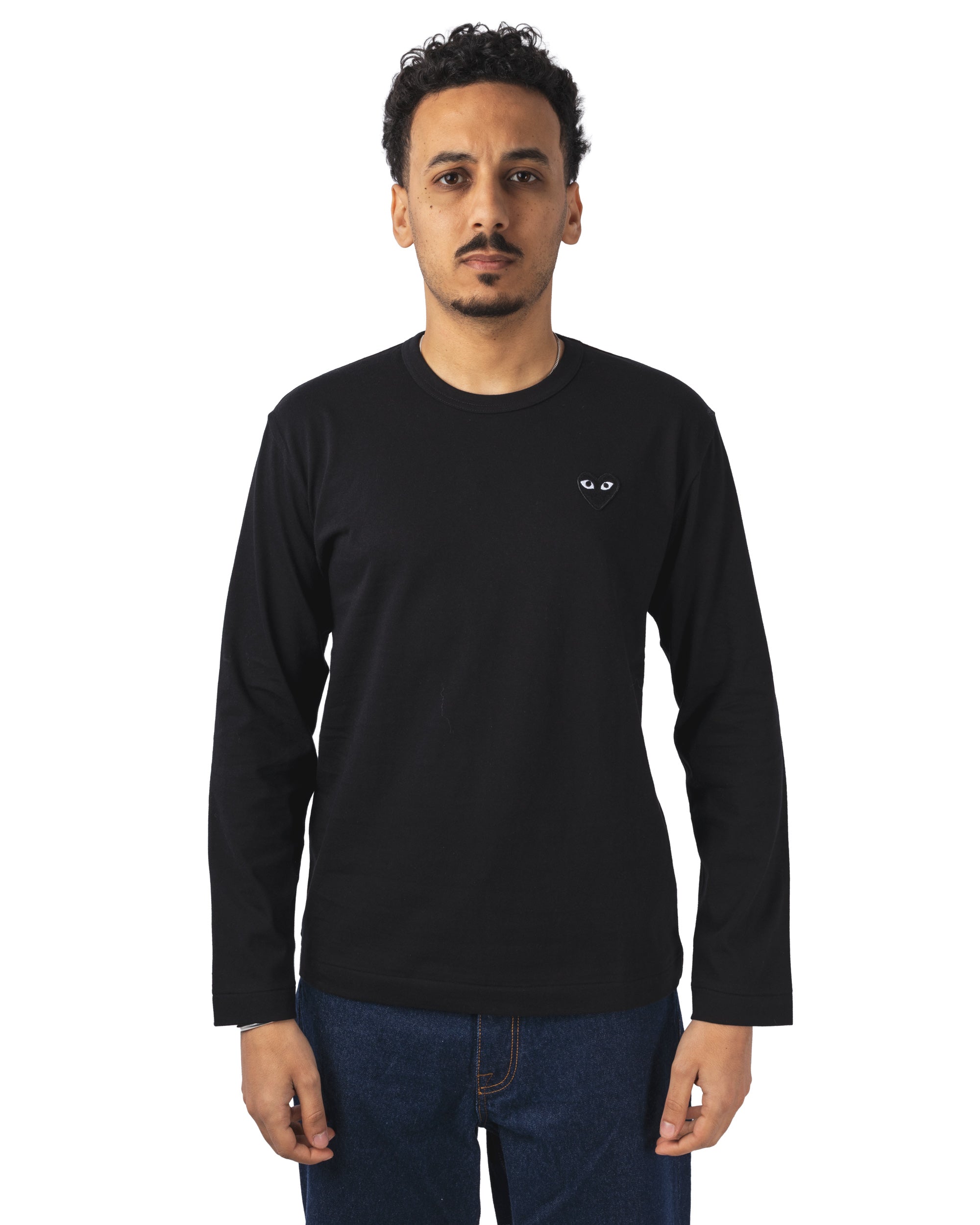 L/S T-Shirt Black Emblem