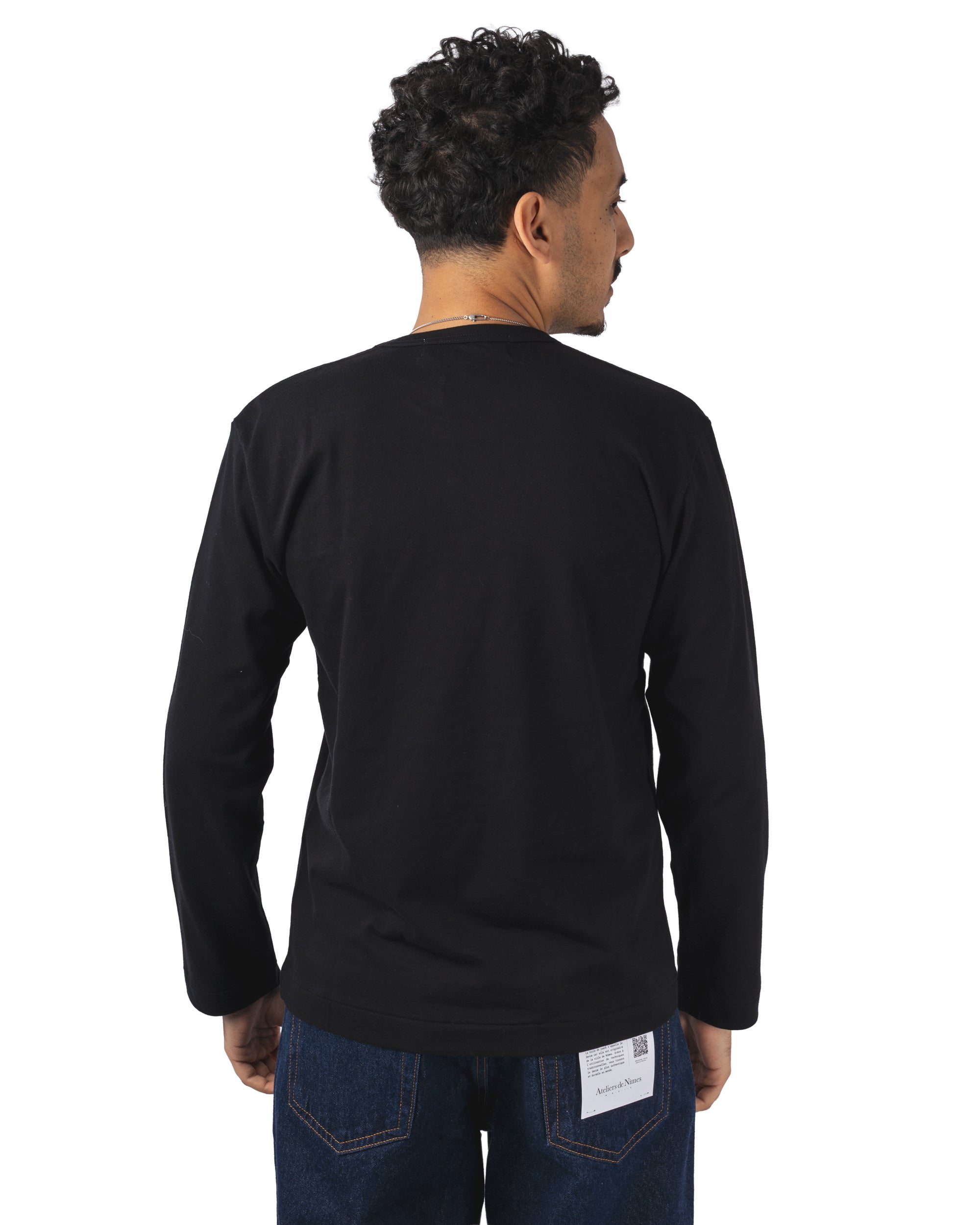 L/S T-Shirt Black Emblem