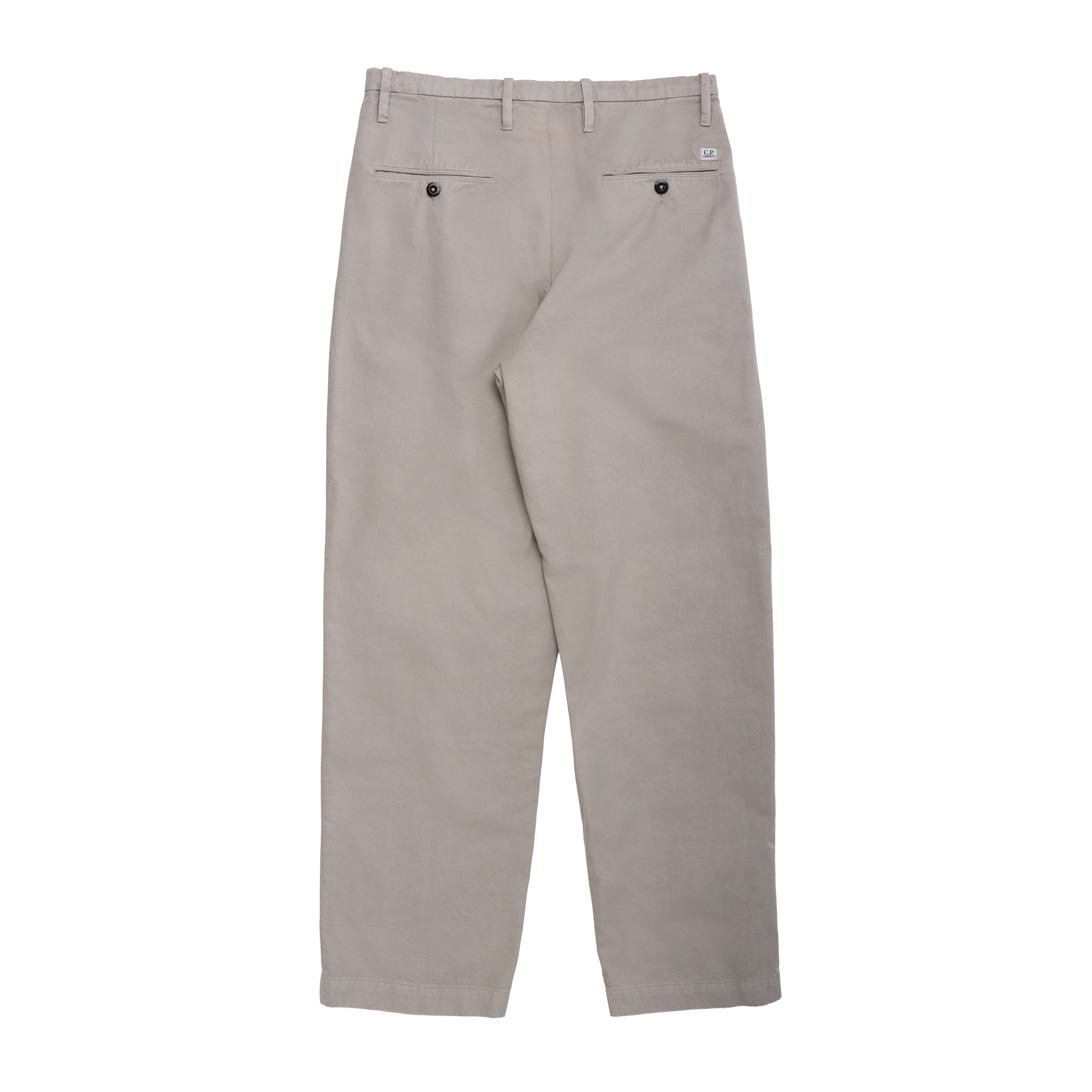 Cotton Gabardine Loose Pants