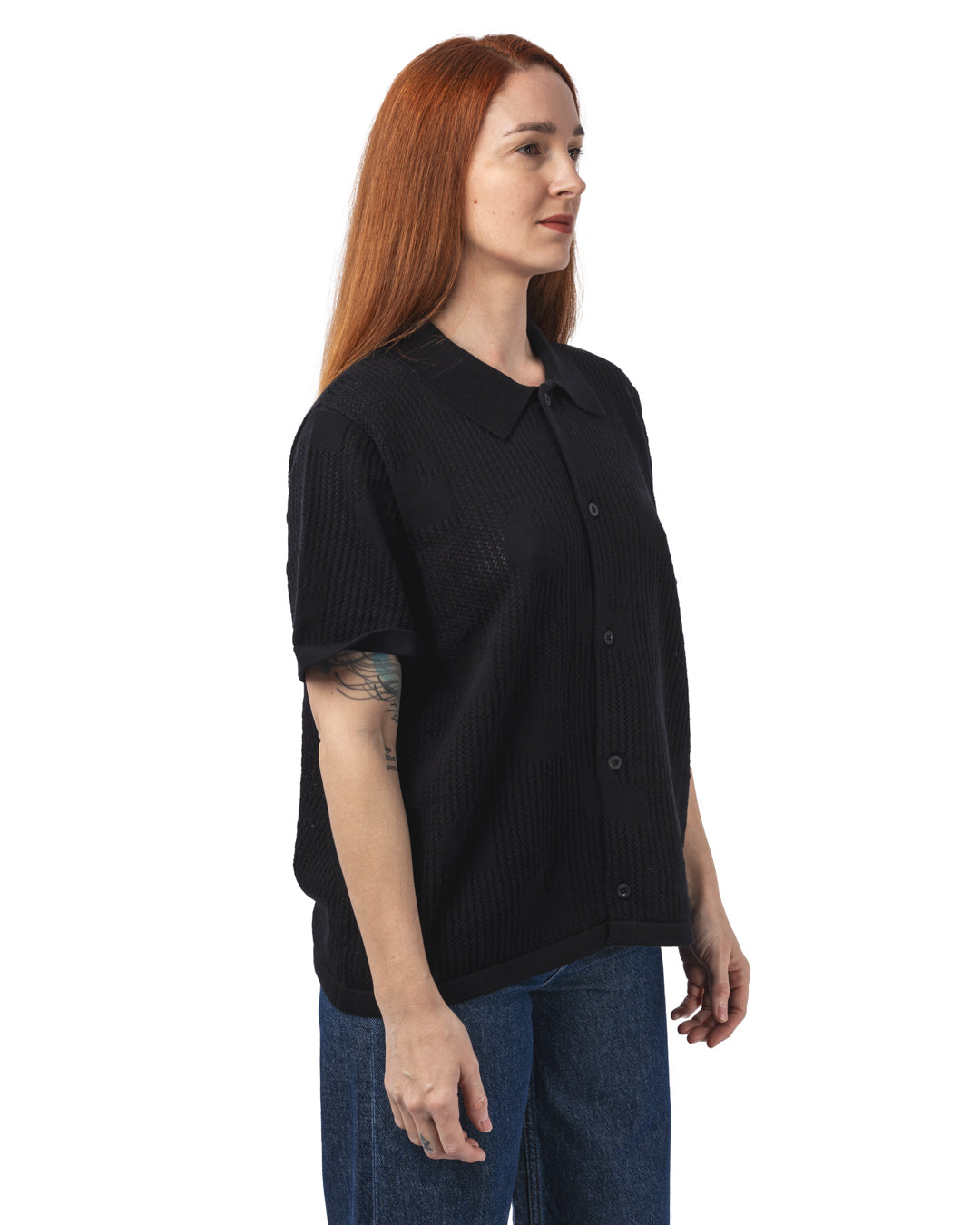W' S/S Temple Knit Shirt
