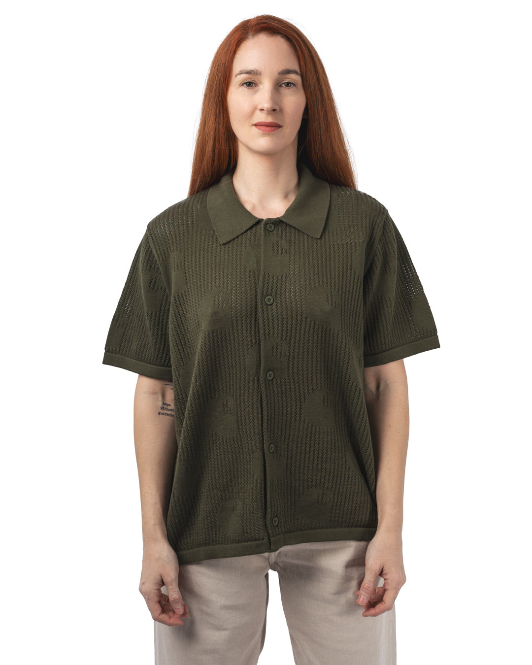 W' S/S Temple Knit Shirt