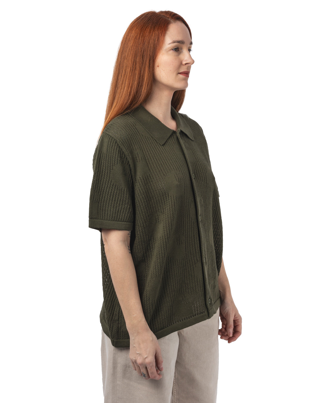 W' S/S Temple Knit Shirt