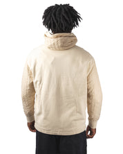 Sweatshirts Hooded Open In Diagonal Raised Fleece PFD