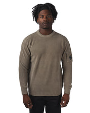 Knitwear Crewneck In Chenille Cotton