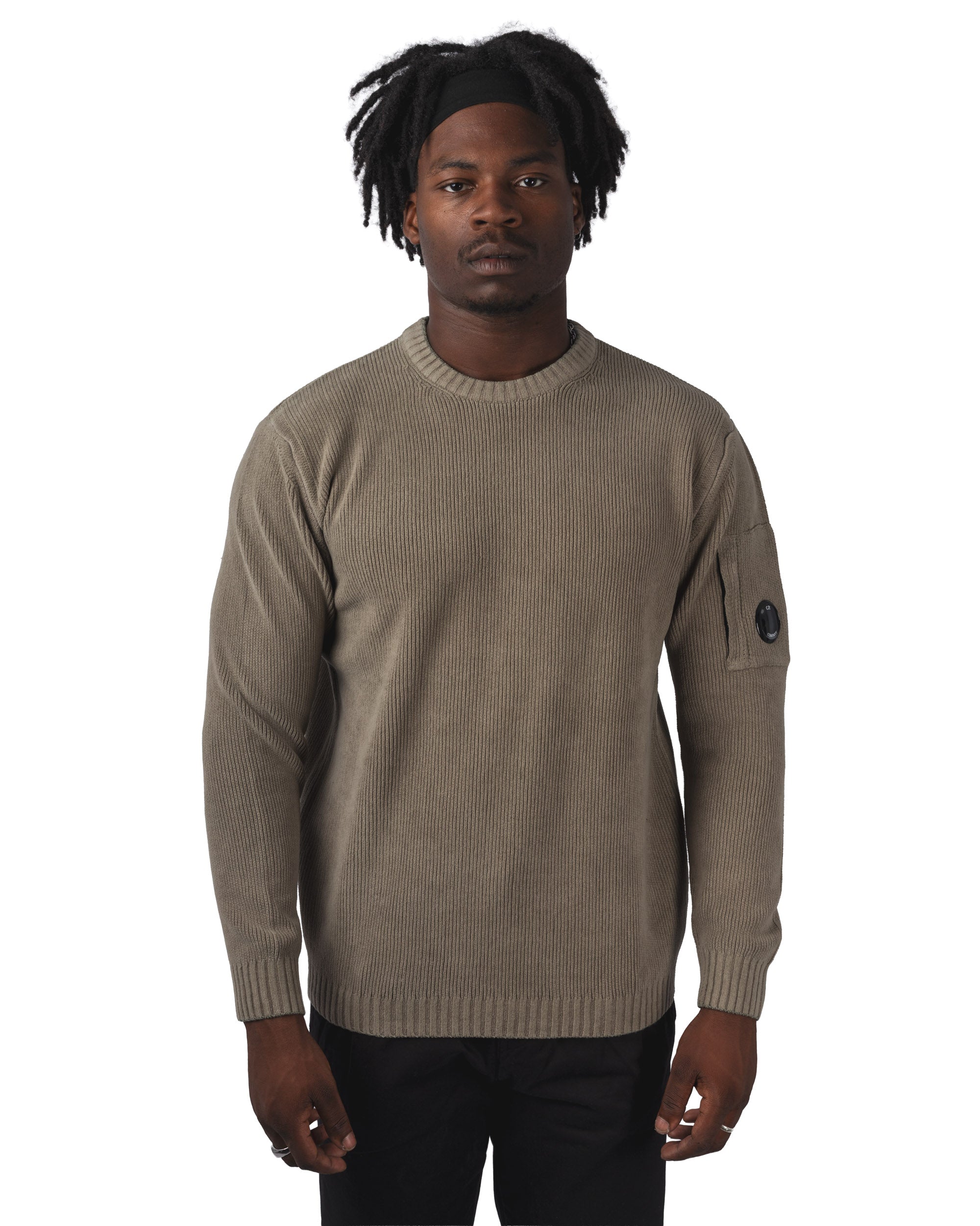 Knitwear Crewneck In Chenille Cotton