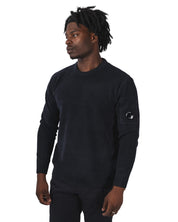 Knitwear Crewneck In Chenille Cotton