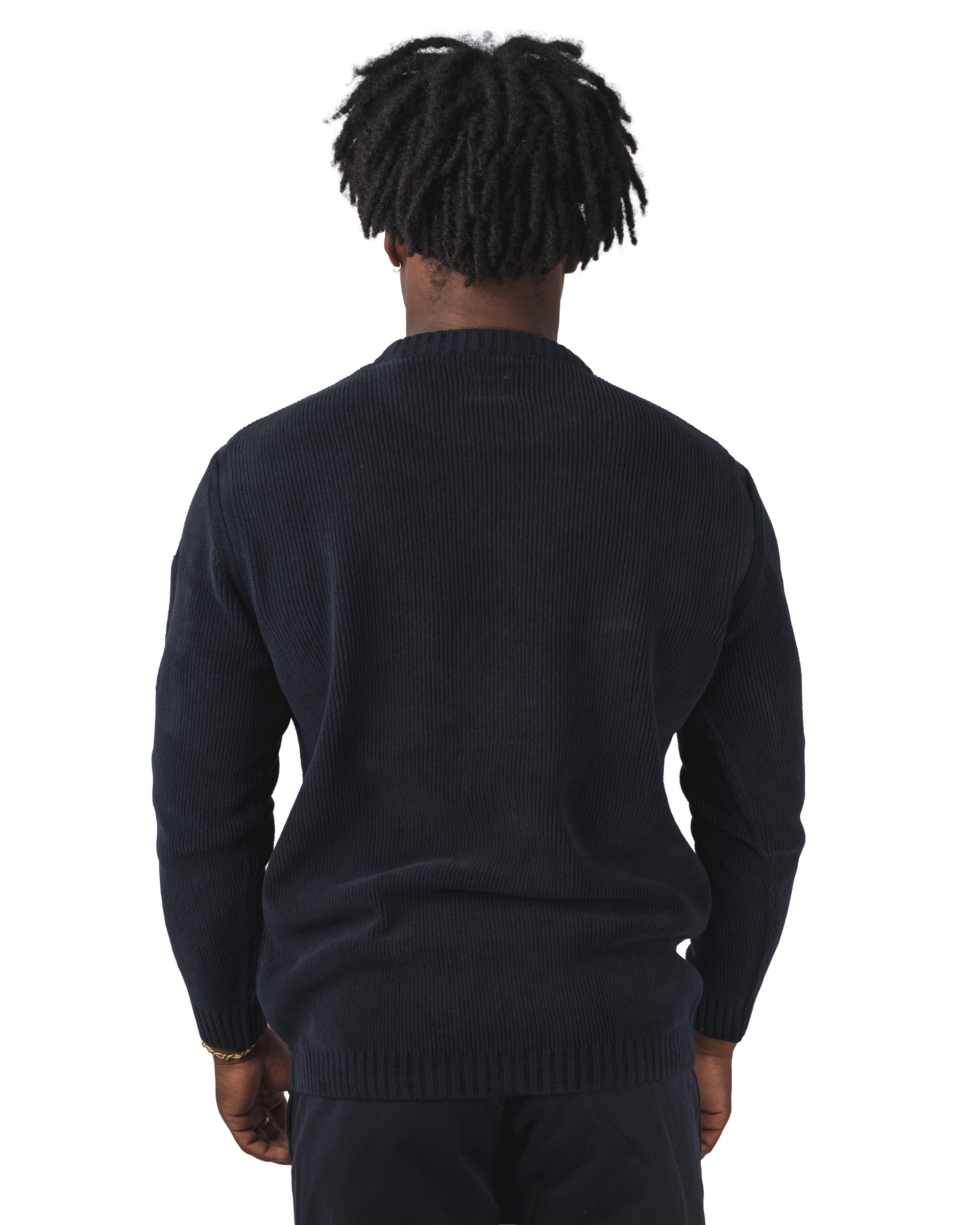 Knitwear Crewneck In Chenille Cotton
