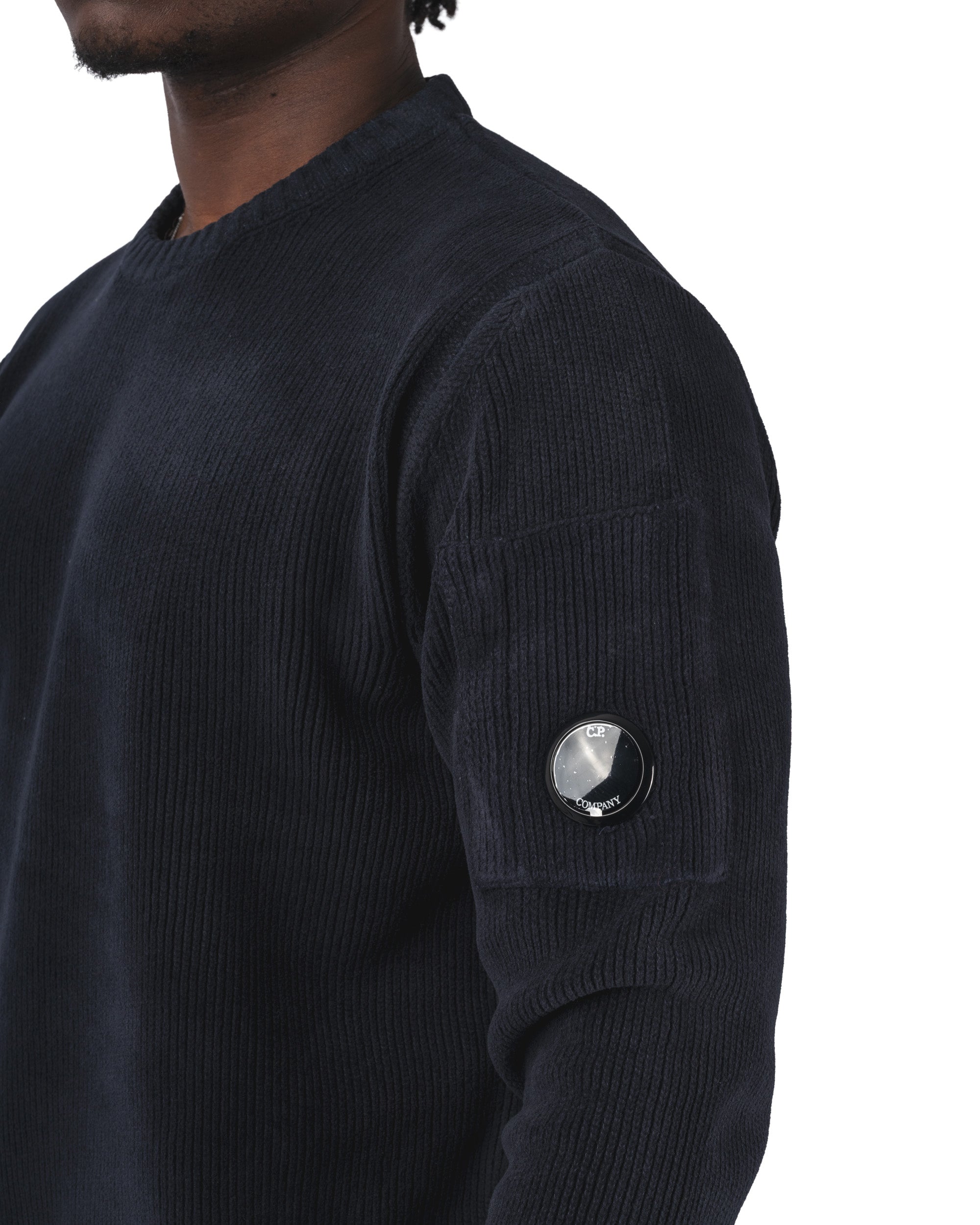 Knitwear Crewneck In Chenille Cotton
