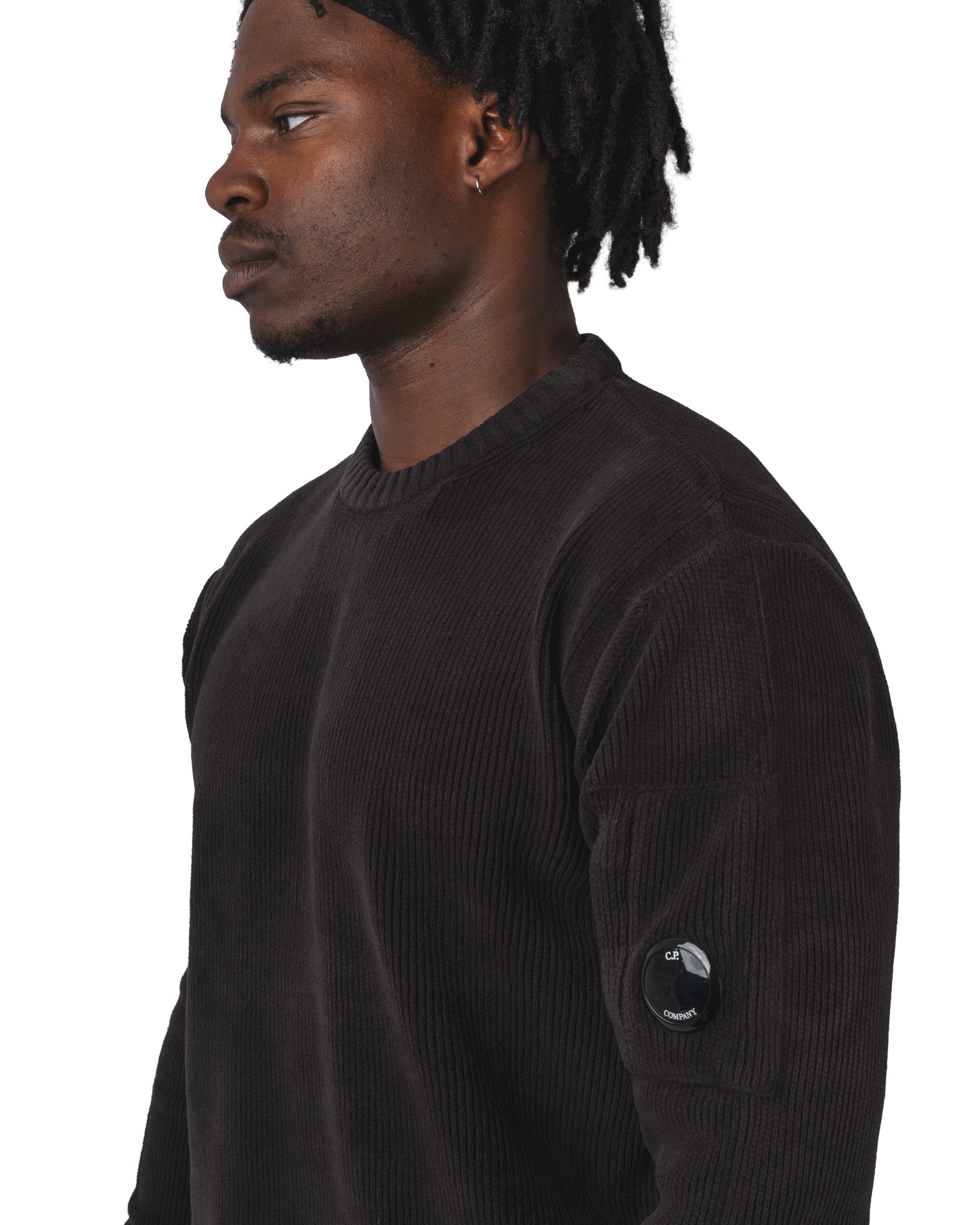 Knitwear Crewneck In Chenille Cotton