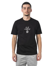 30/2 MERCERIZED JERSEY TWISTED EMBROIDERY T-SHIRT