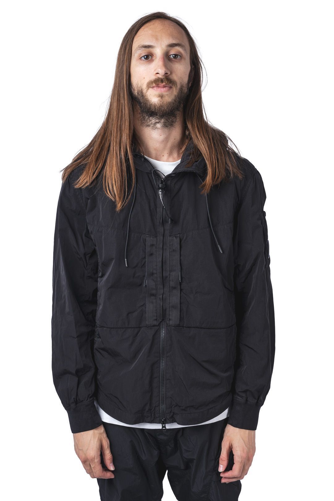 CHROME-R HOODED OVERSHIRT