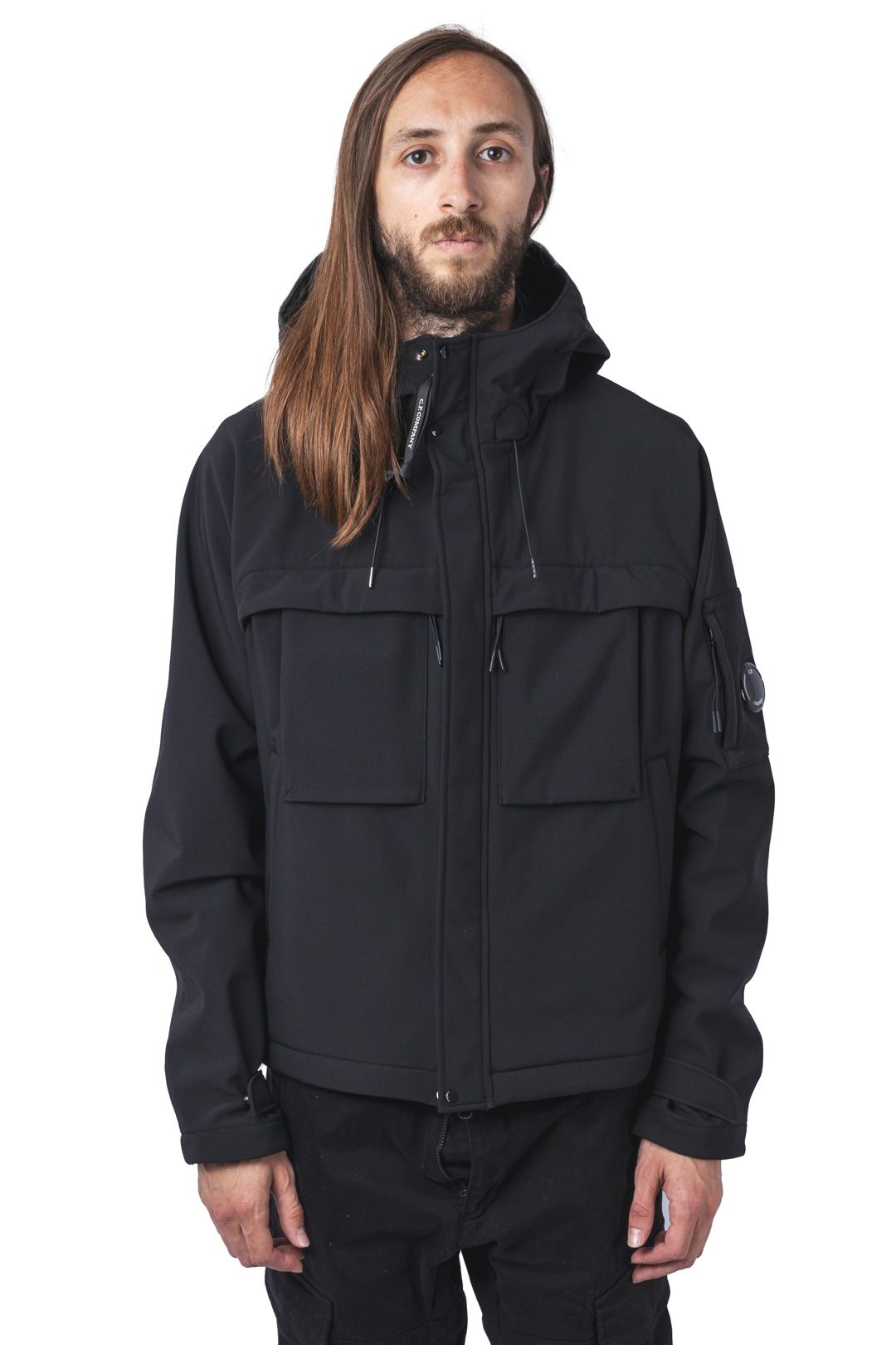 C.P. SHELL-R HOODED JACKET