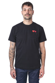 T-Shirt Double Burgendy emblem Knit