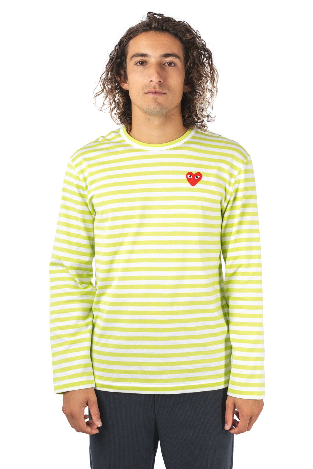 PLAY STRIPED T-SHIRT