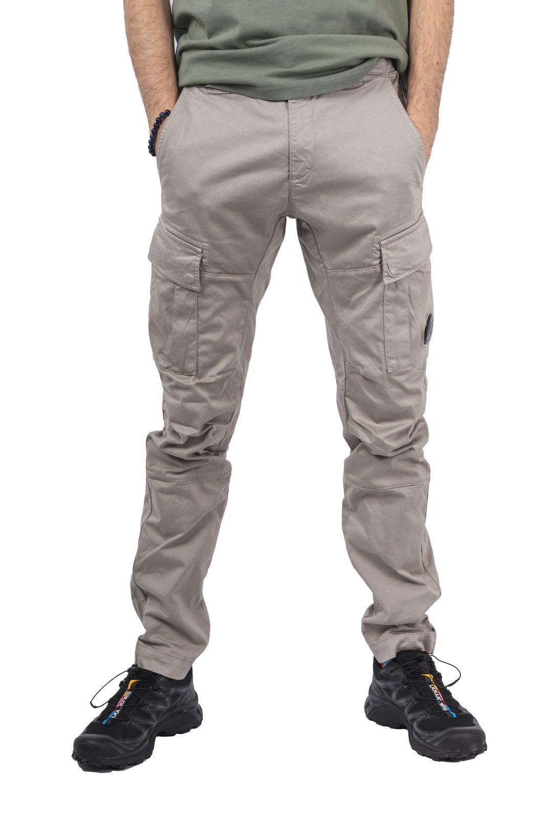 STRETCH SATEEN LENS CARGO PANT 