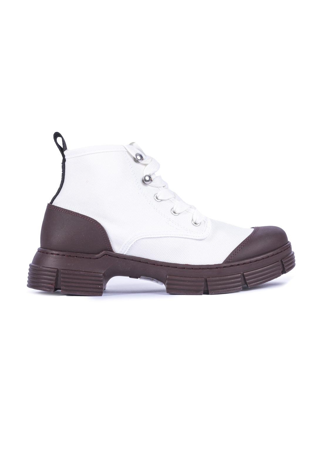 RUBBER LACE UP CITY BOOT
